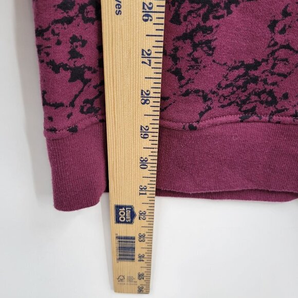 Zella French Terry Pocket Sweater Dress Marbled Print Long Sleeve Tunic XL Girls - Picture 11 of 13